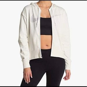 Nike Dryfit Hoodie Cream Color